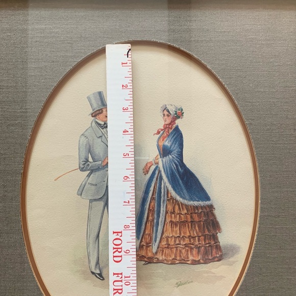 M. Jacobson Victorian Print Circa 1890 Framed & Matted - Picture 11 of 13